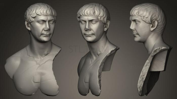 Бюсты и головы античные и исторические Траян старый